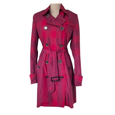 burberry brit trenchcoat polyester|authentic Burberry trench.